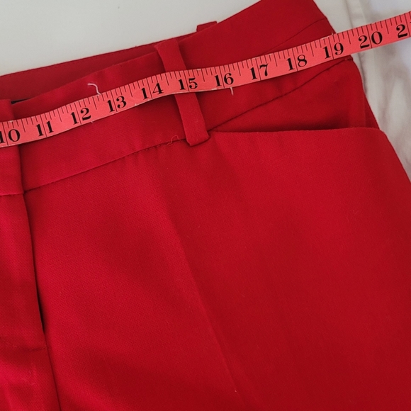 The Limited, red dress pants, size 14 bright red color, perfect for Christmas. - Picture 5 of 6